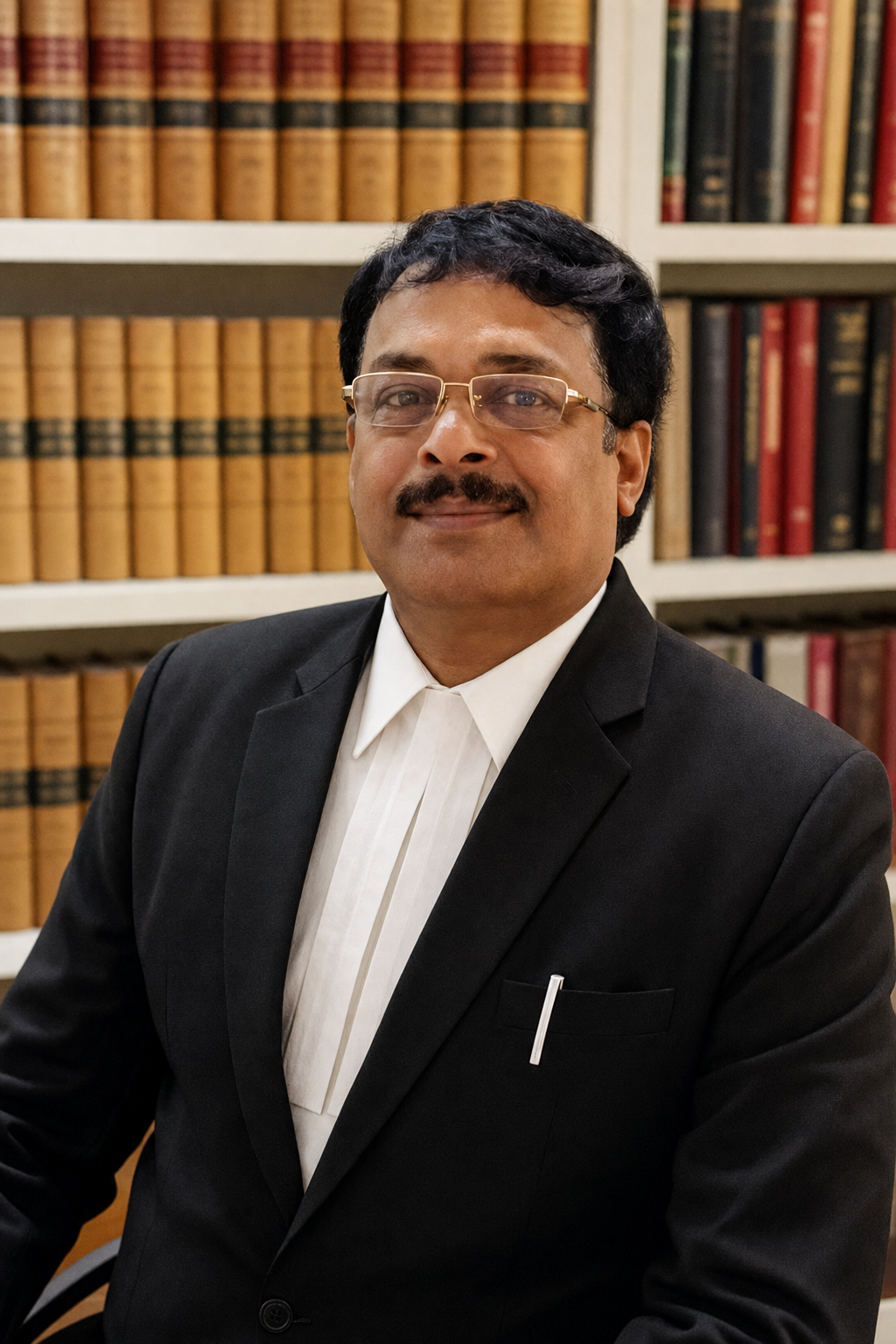 Advocate K. N. Praveen Kumar in professional court attire